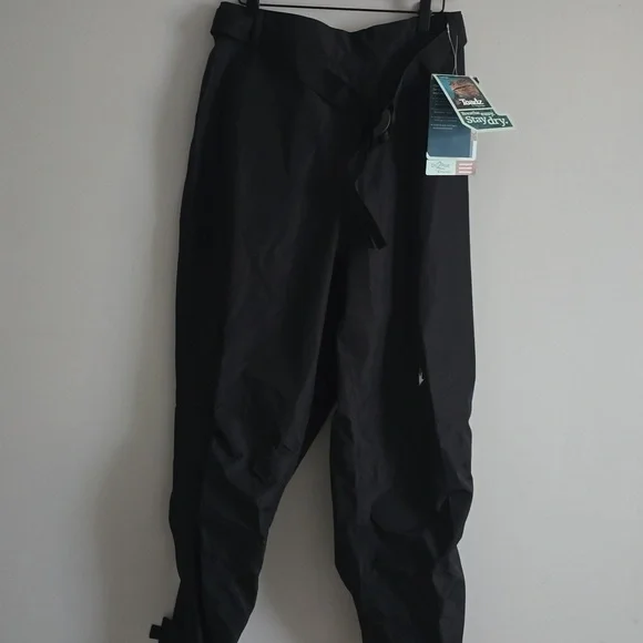 NWT Men's Toadz Toadskinz Waterproof Black Pants Medium - Picture 4 of 9